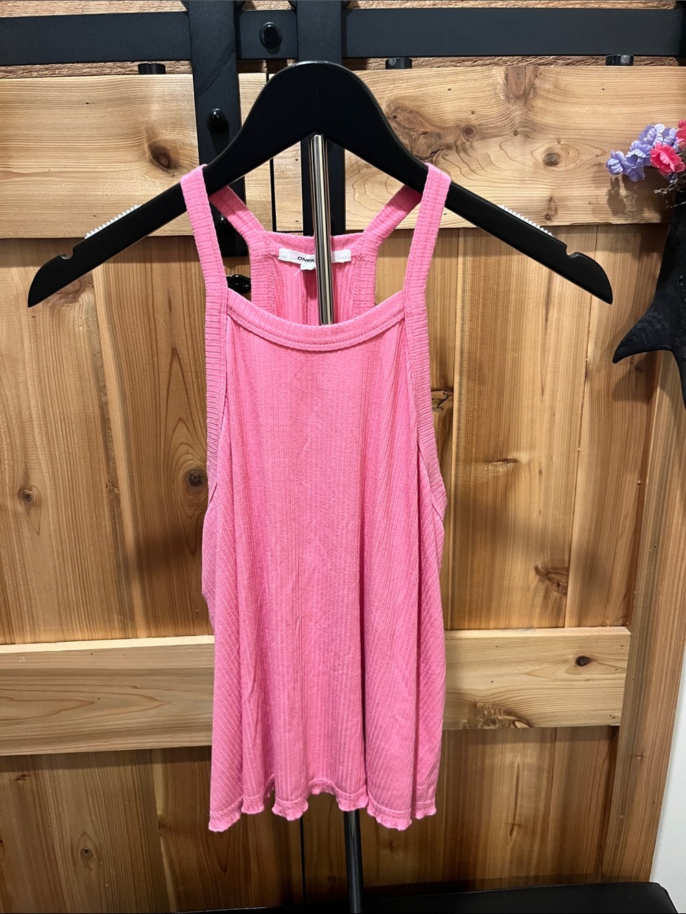 O'Neill Pink Ribbed Tank